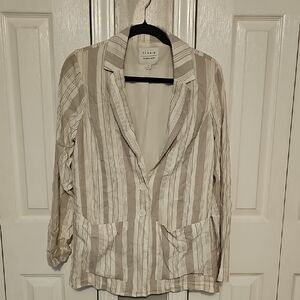 Torrid Gray and White Blazer for Effortless Elegance